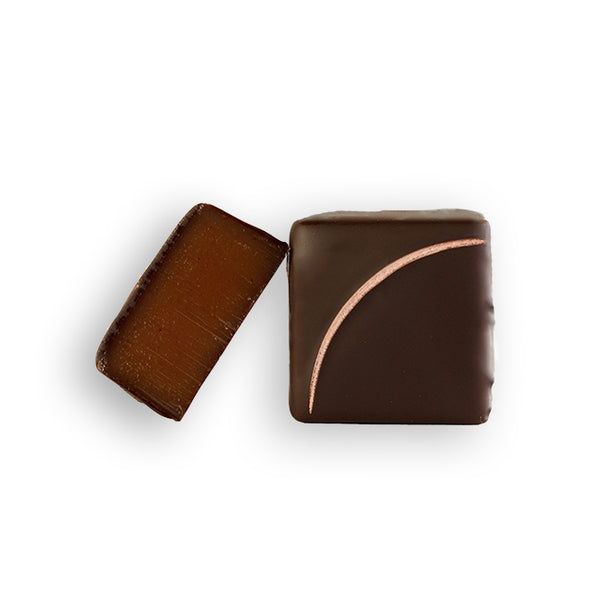 No Sugar Added Milk Chocolate enrobed Sea Salt Caramel – Francium Chocolate™