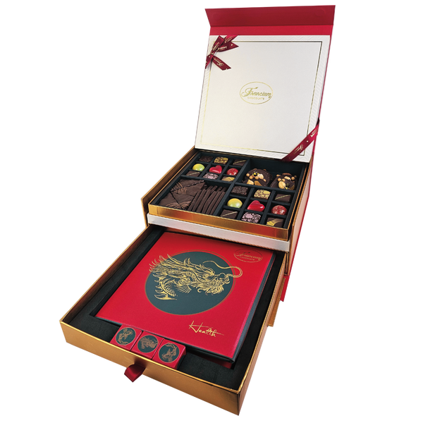 Year of The Dragon Chocolate Gift Box with Limited Edition Board Game